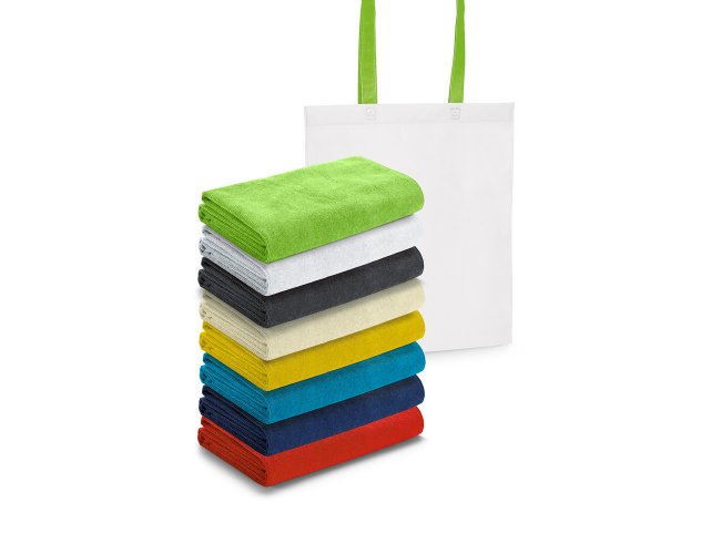 CALIFORNIA. Toalha de praia em microfibra (250 g/m²)